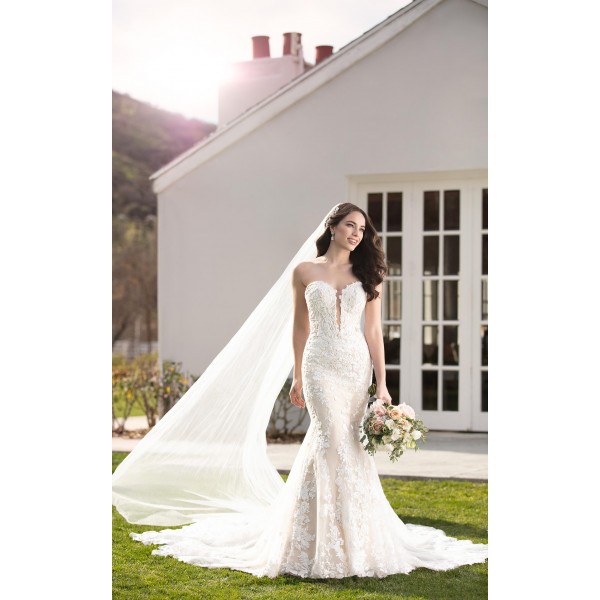 Martina Liana Style 1103 | Sexy Floral Wedding Gown