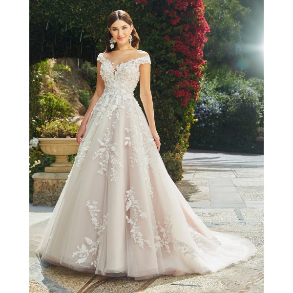 Casablanca Bridal Evelina Style 2406 | Sweetheart Neckline | Off Shoulder Wedding Gown