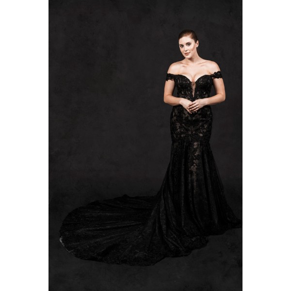 Elizabeth Bridal Ellen |  Bead Lace Wedding Dress