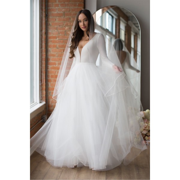 Wtoo Bridal Hampshire | Long Sleeve Floor Length Bridal Gown