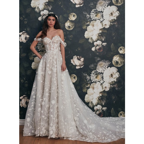 Calla Blanche Bridal Coreena Style 121234 | A-line silhouette bridal dress 