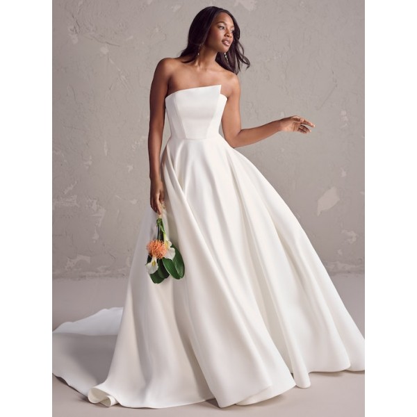 Maggie Sottero Bridal | Ambrose | 24MW184 | Ballgown Asymmetrical Wedding Dress 