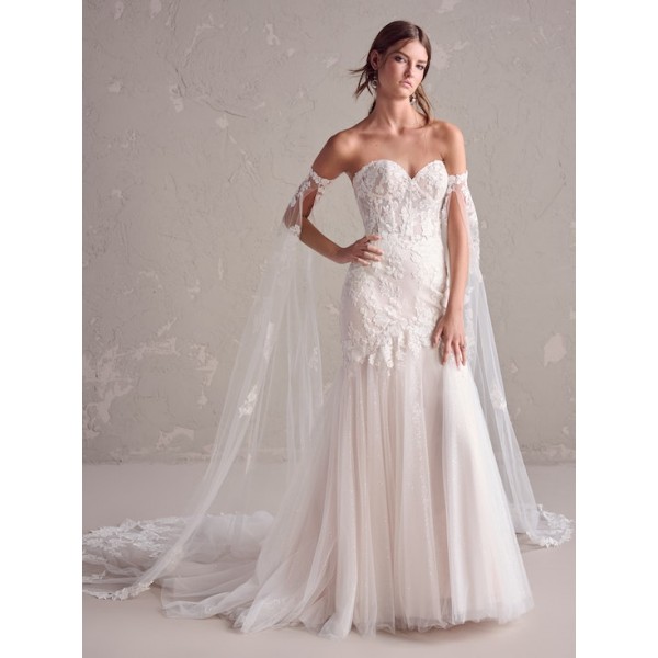 Rebecca Ingram Bridal | Kirstie | 24RS150 | Floral Lace Mermaid Bridal Dress
