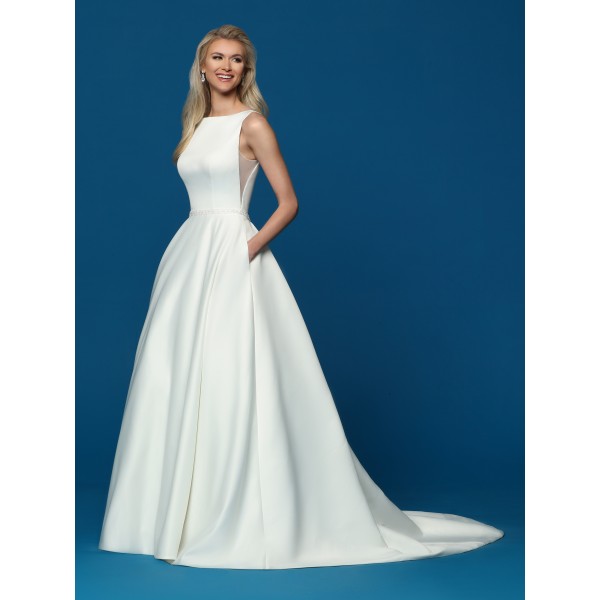 Davinci Bridal 50636 | Satin A-Line Ball Gown