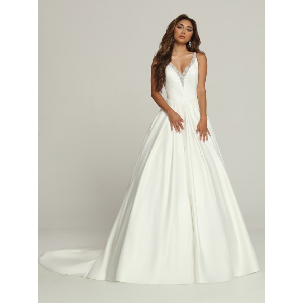 Davinci Bridal Style 50690 | Satin A-Line Ball Gown Wedding Dress