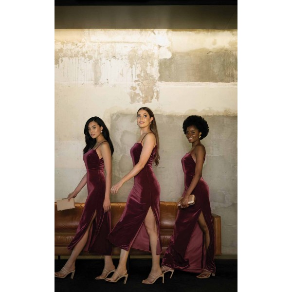 Sorella Vita Style 9663 | Velvet Bridesmaids Dress 
