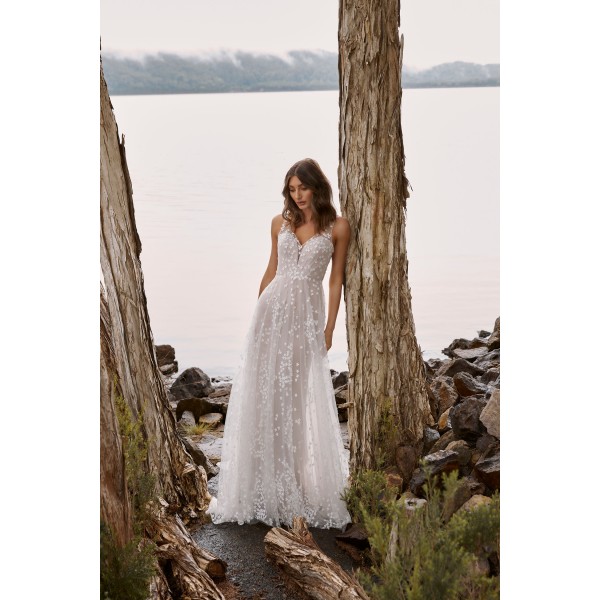 Madi Lane Bridal Cyra | A-line Silhouette | Wedding Dress