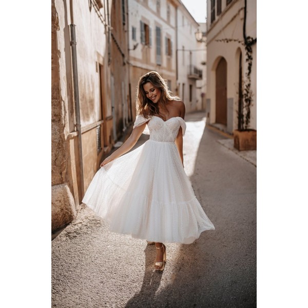 Abella Bridal E175 | Gita | Tulle | T-Length Dress