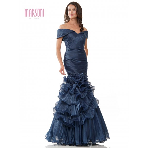 Marsoni by Colors MV1241 | Mermaid off the shoulder | Mother of the Bride