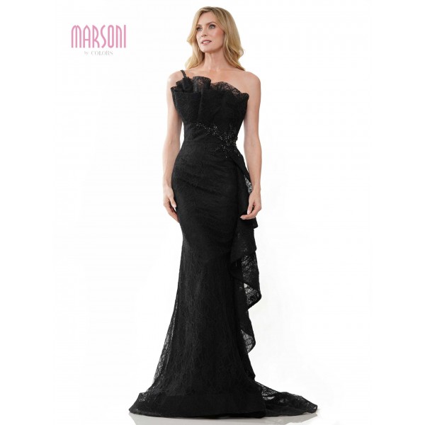 Marsoni by Colors MV1245 | Fit & Flare Crepe Gown | Mother of the Bride