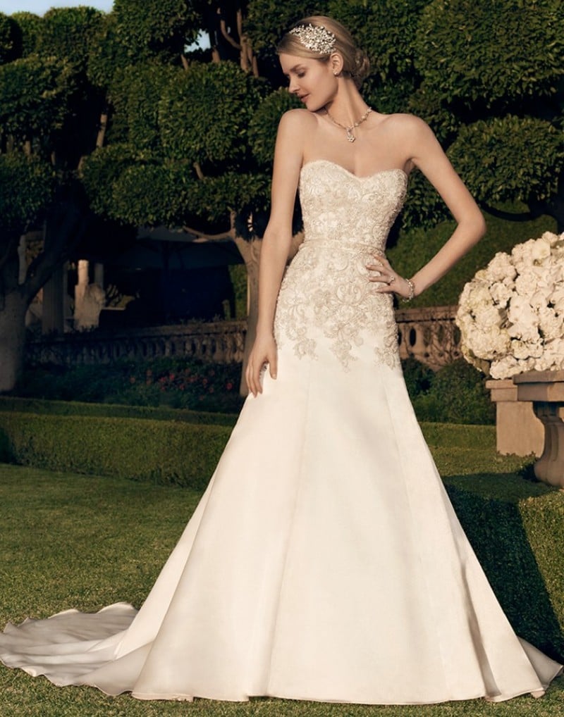      Casablanca Bridal Fall 2014 - Style- 2166