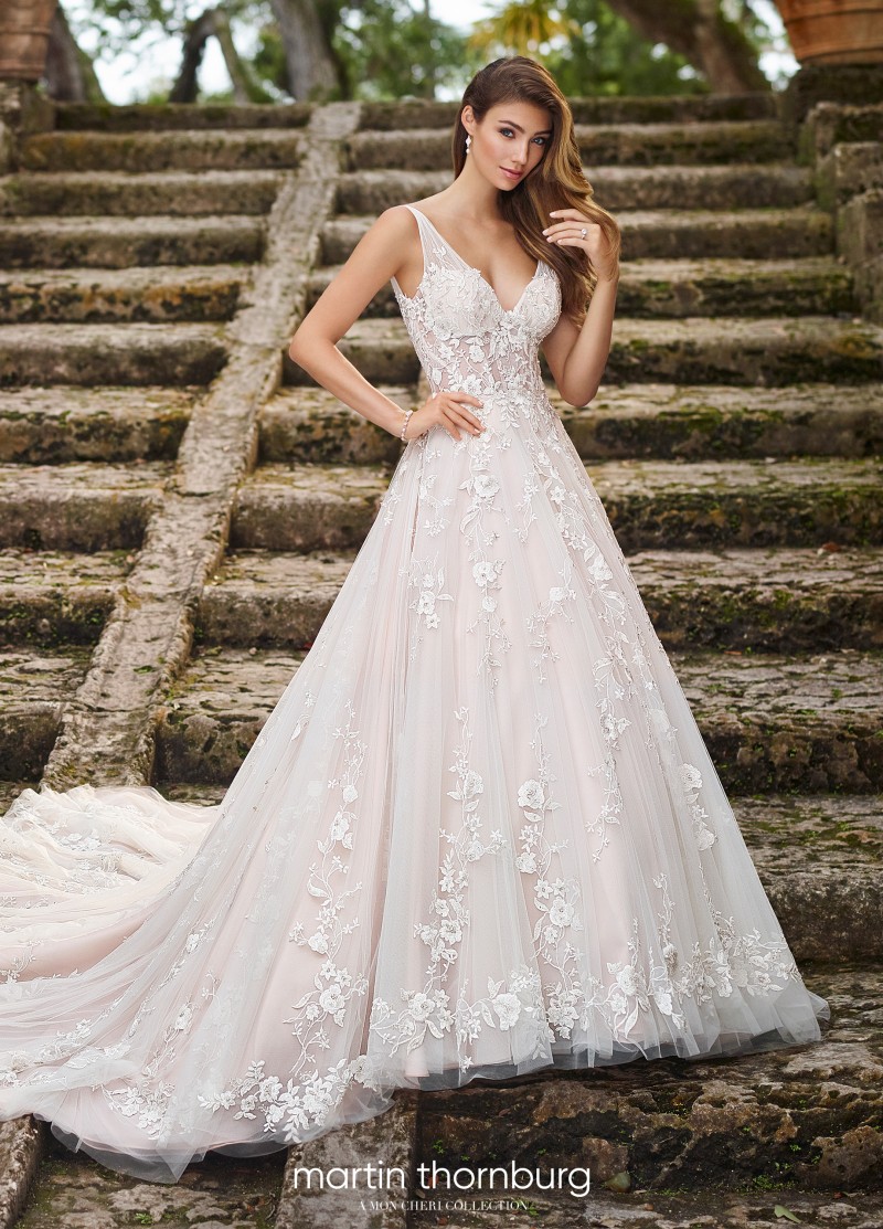 Mon Cheri Rosabella 218212 | Sleeveless A-line Wedding Dress