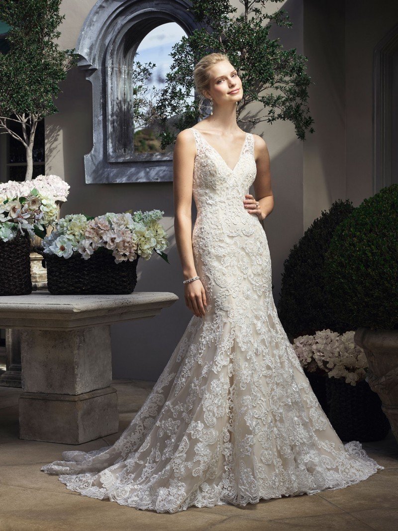 Casablanca Bridal Style 2206 | Mermaid | Tank Top | Wedding Dress