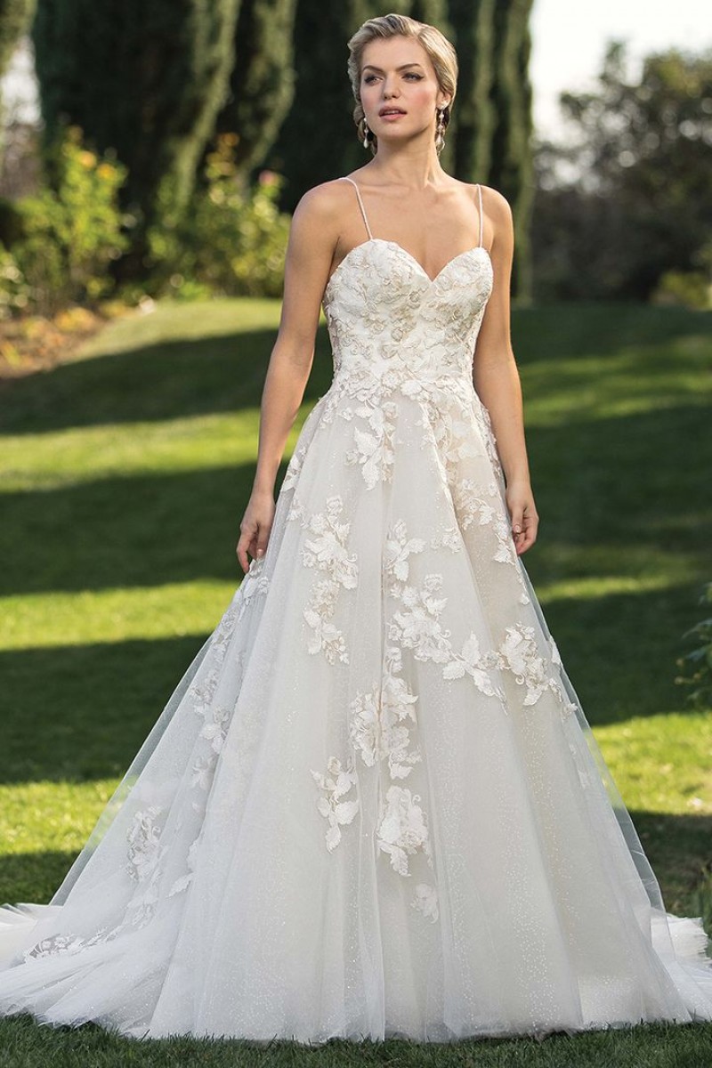 Casablanca Bridal Melodie Style 2332 | Allover Floral Lace Wedding Gown