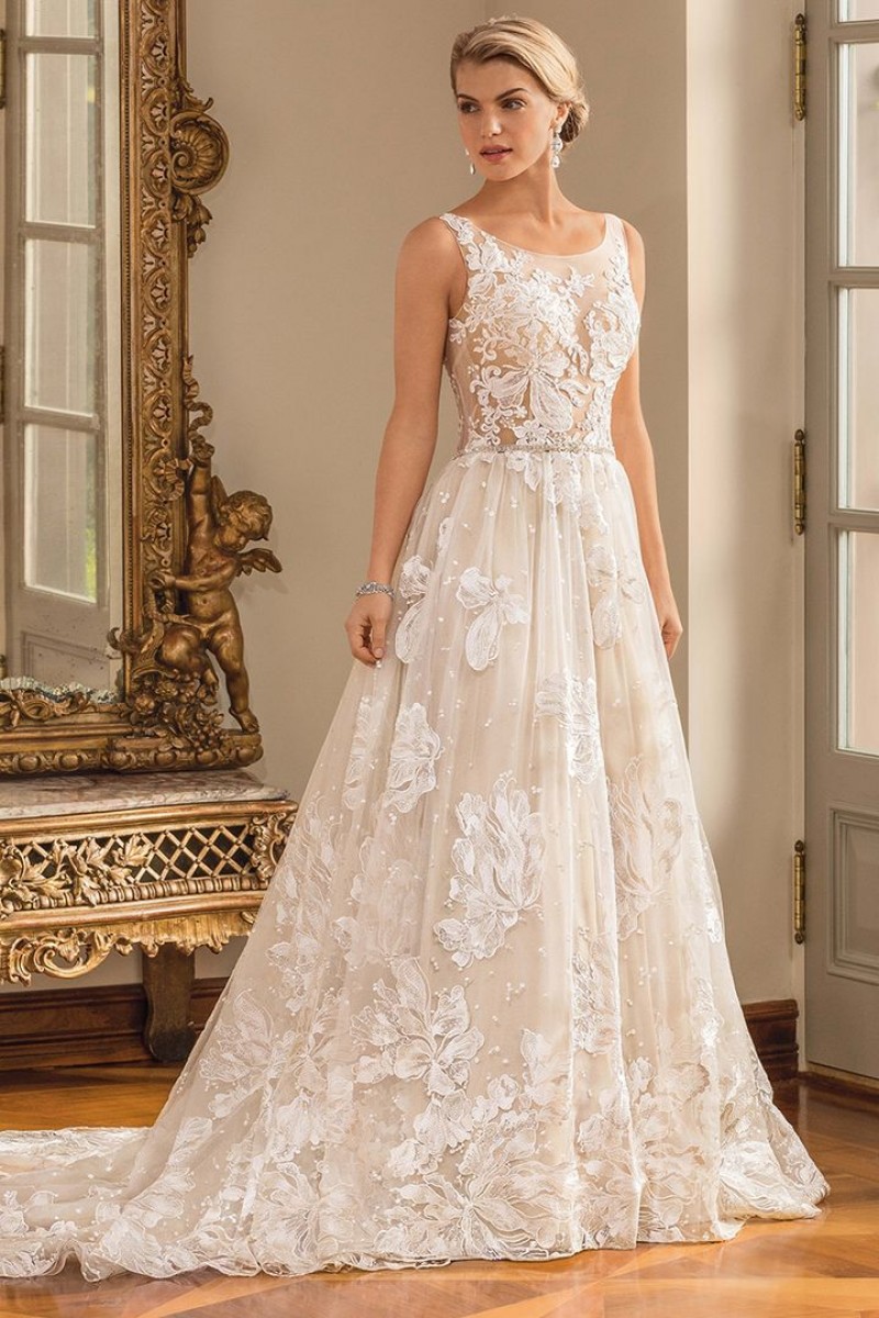 Casablanca Bridal Katita Style 2350 | Sleeveless Wedding Dress 