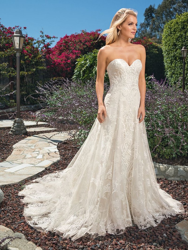 Casablanca Bridal Brielle Style 2370 | Sweetheart Strapless Wedding Dress