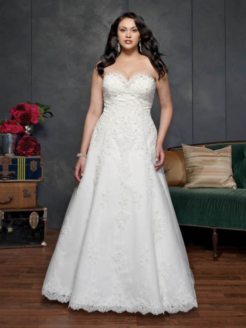 Femme by Kenneth Winston for the Curvy Bride Spring 2015 Style 3376