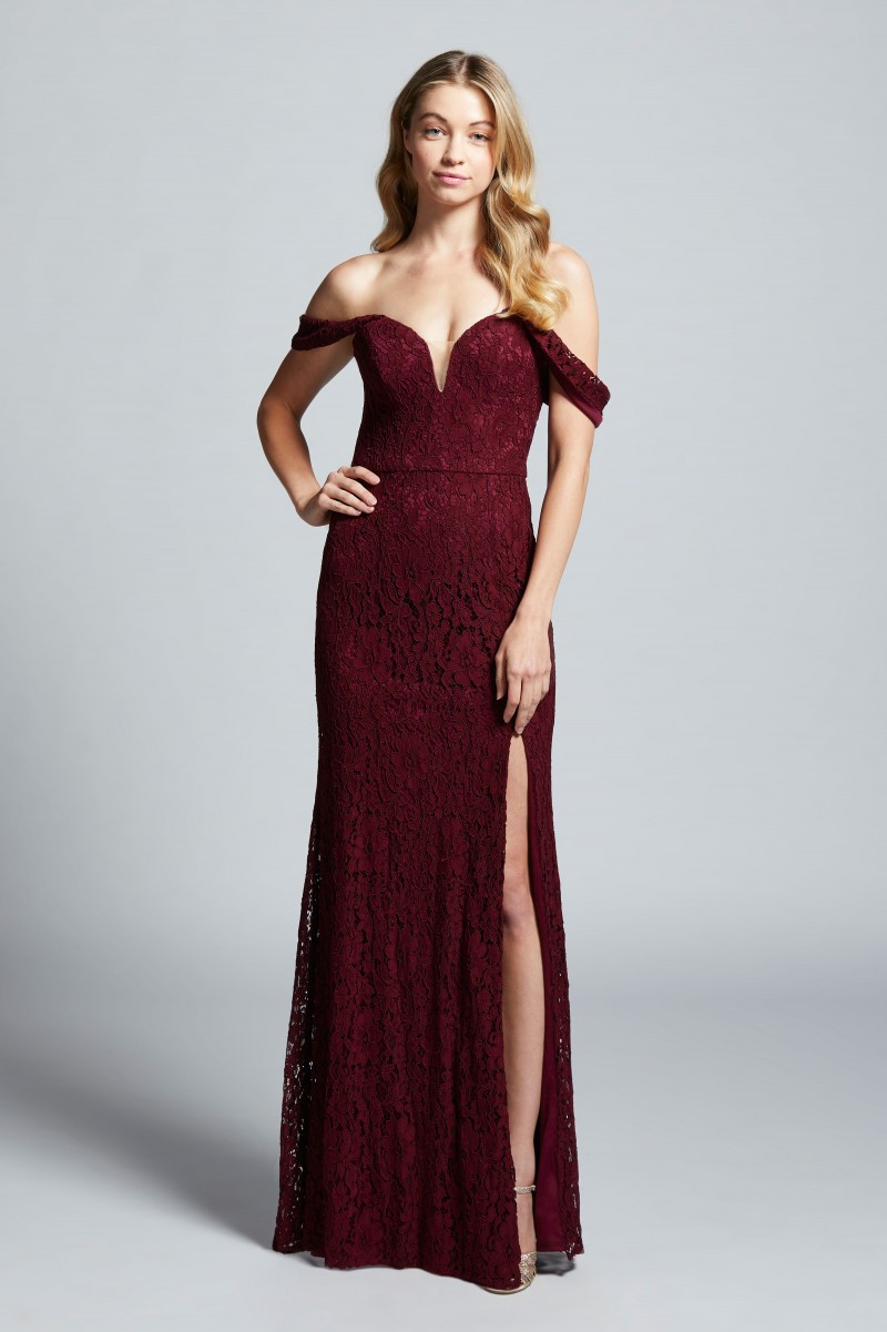 Hayley Paige Bridesmaids 52159 | Corded Lace A-line gown