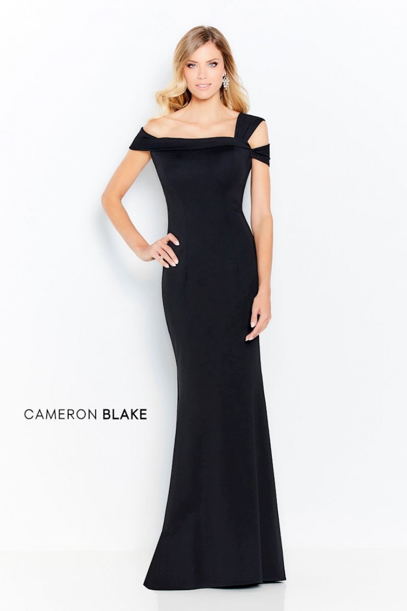 Cameron Blake 120604 | Jersey Knit Evening Dress