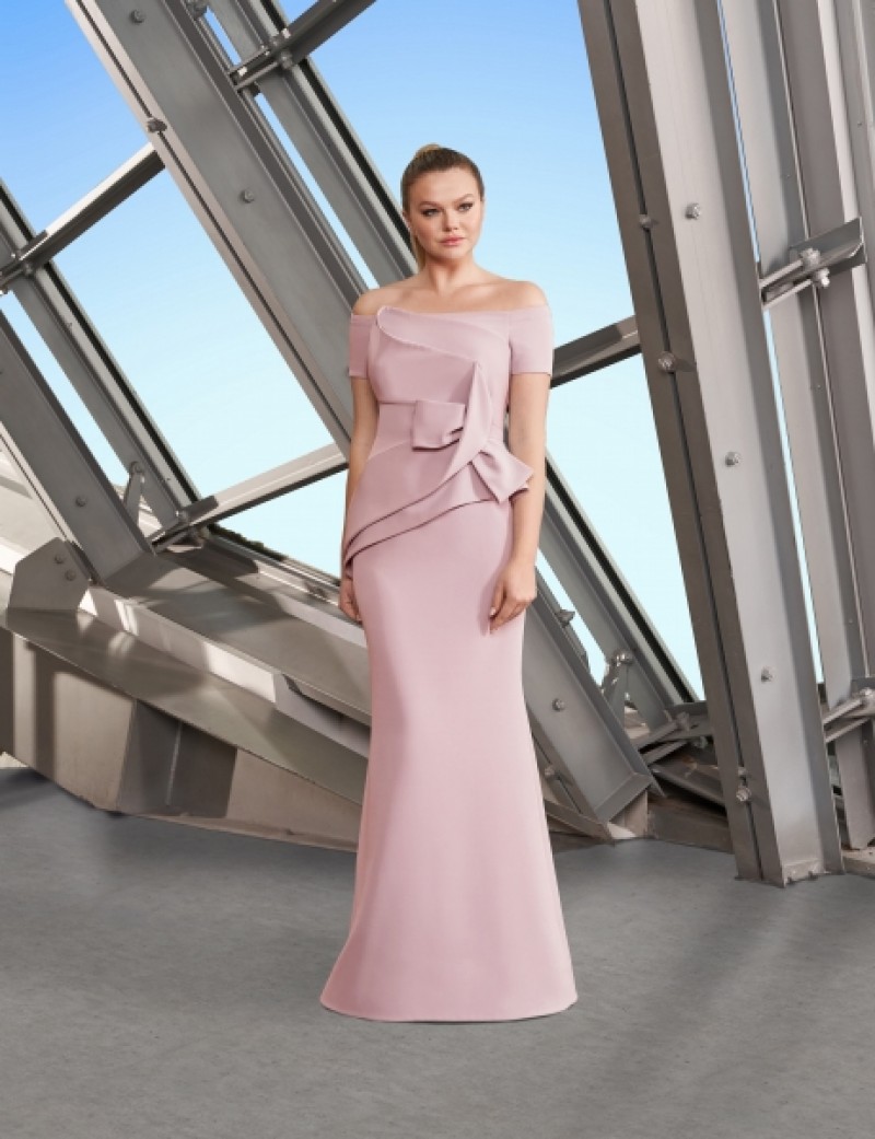Daymor Couture | Style 1050 | Soft Crepe Dress