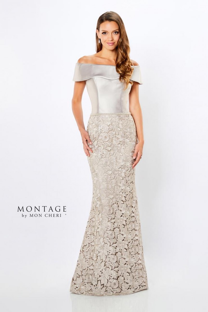 Montage by Mon Cheri | Style 221977 | Off Shoulder | Evening Gown