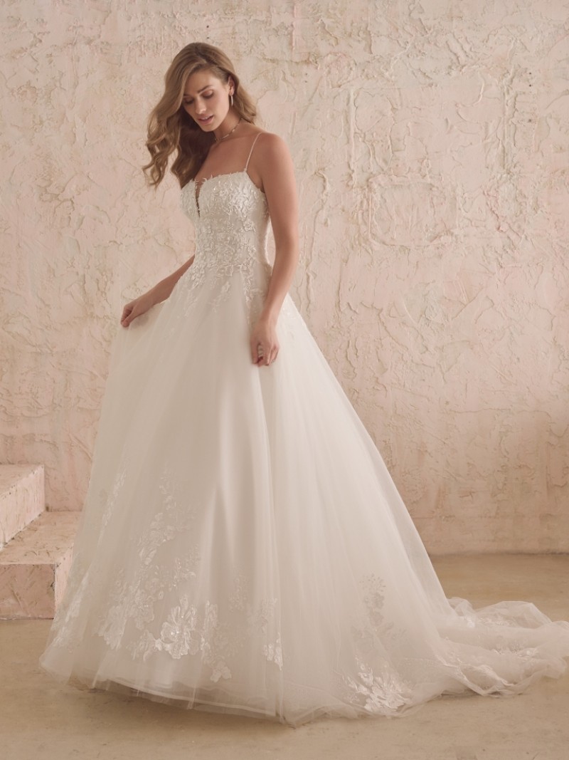 Maggie Sottero | Casey 22MC926 | Sparkly Ballgown Wedding Dress
