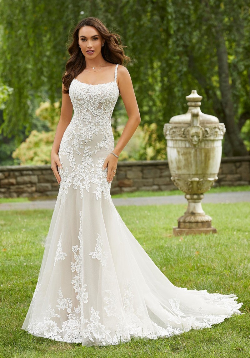 Morilee Bridal Style 2421 Dana | Soft Scoop Neckline | Wedding Dress