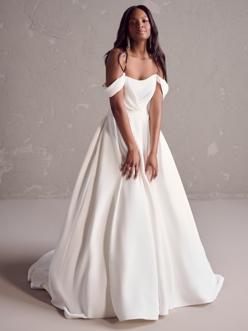 Rebecca Ingram Bridal | Andie |  24RS146 |  Scoop Neckline Gown Only 