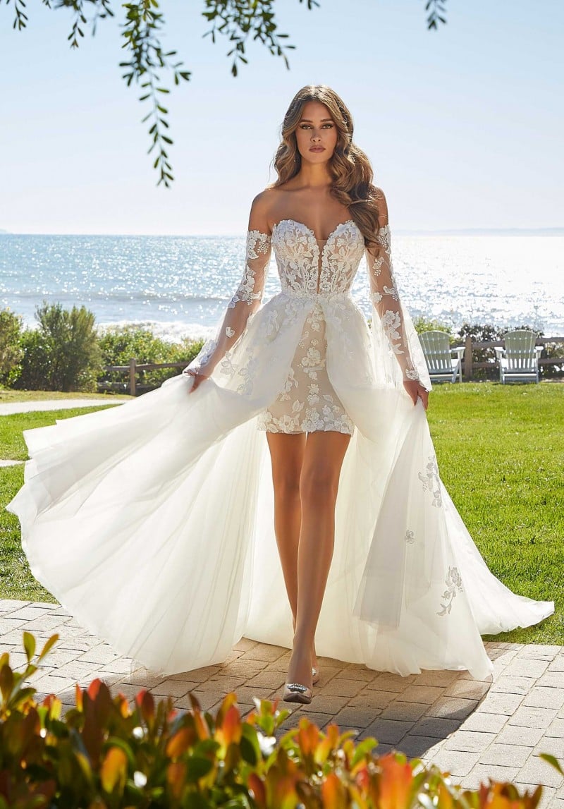 Easy and Affordable Wedding Dresses Without Trains