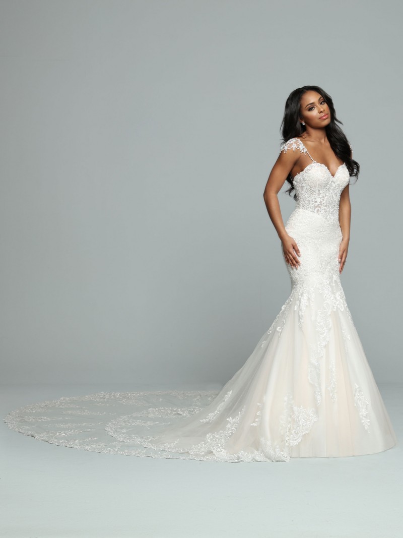 Davinci Bridal Style 50662 |  Fit & Flare Wedding Gown