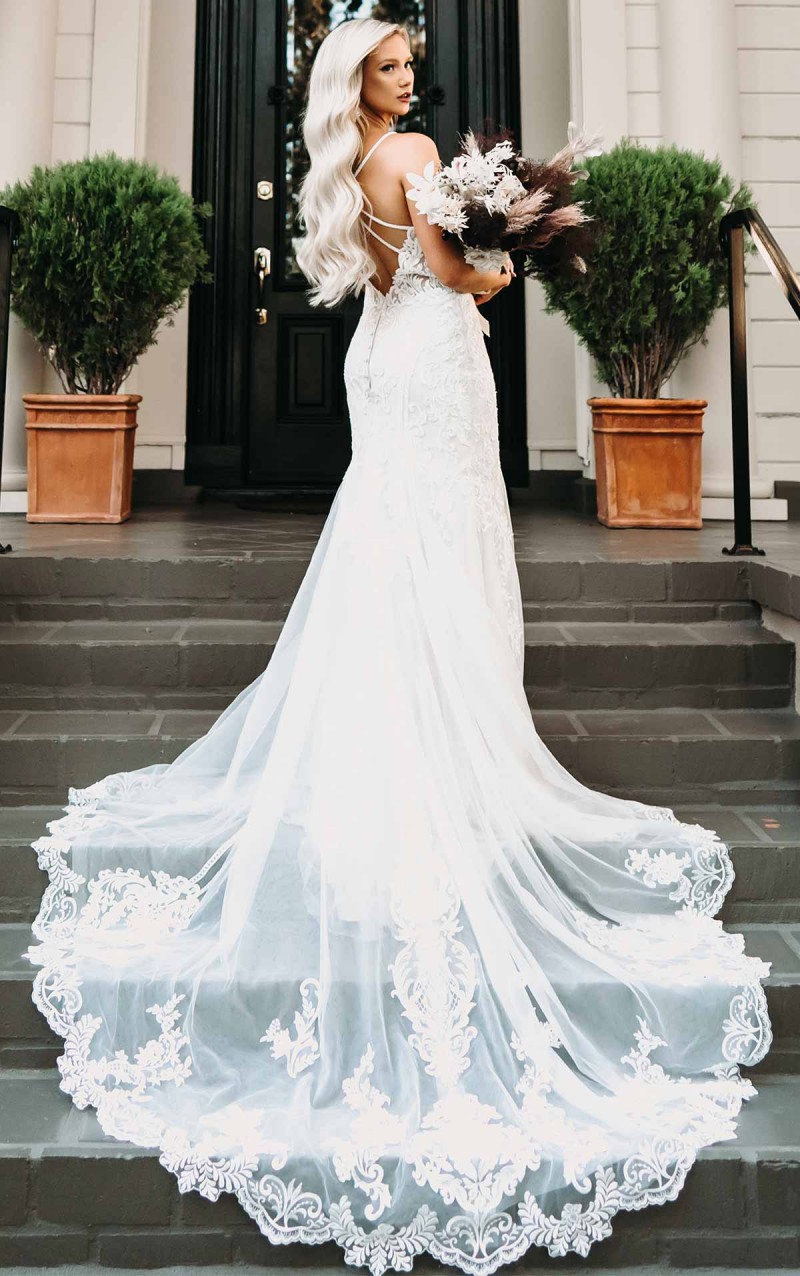 Stella York Bridal Style 7394 | Plunging V-neckline wedding dress