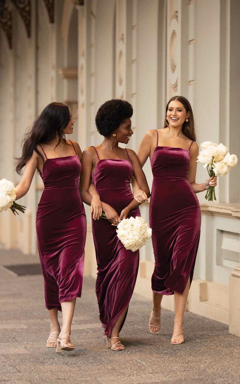 Sorella Vita Style 9662 | Velvet Bridesmaids Dress 