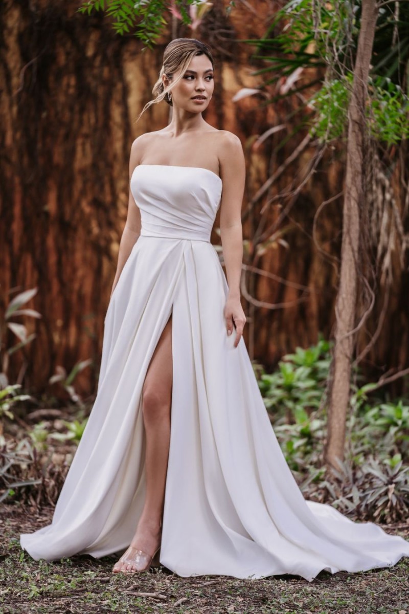 Allure Bridals Style 9967 | Soft Asymmetric Wedding Dress