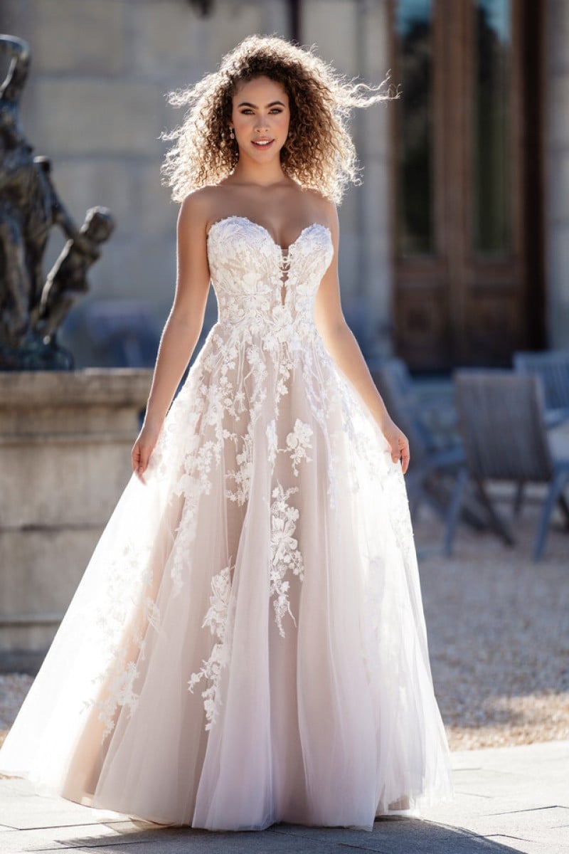 Allure Bridals Style A1102 | Fall in Love Again | Strapless A-line