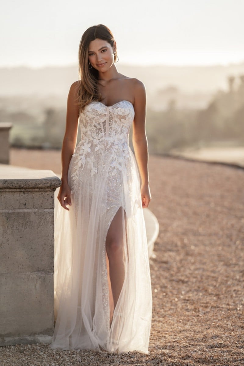 Allure Bridals Style A1115 | Fall in Love Again | Layers of Sequin Tulle