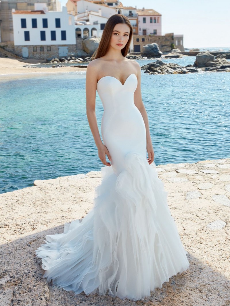 Enzoani Bridal Alyse | Matta Mikado & Organza | Wedding Dress