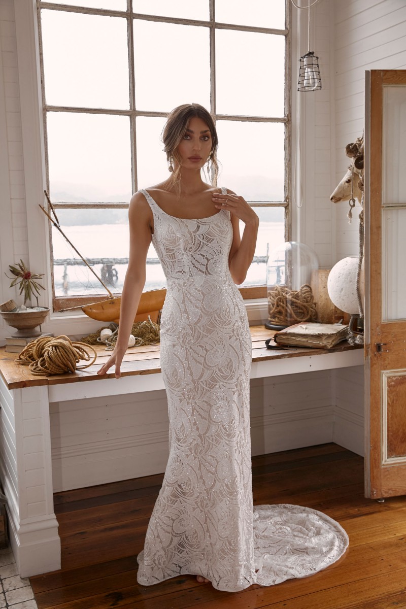 Madi Lane Bridal Corey | Style 20050 | Slimline Silhouette | Wedding Dress