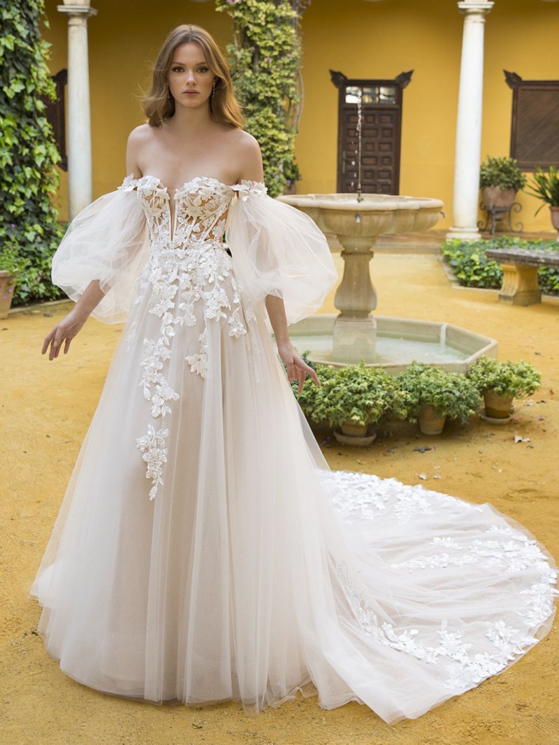 Enzoani Blue Petunia | A-line Wedding Gown