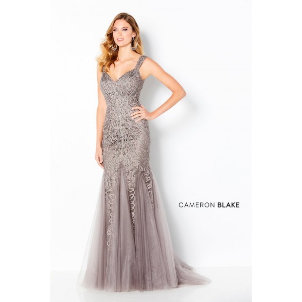 Cameron Blake 220639 | Embroidered Tulle | Fit & Flare | Mother of