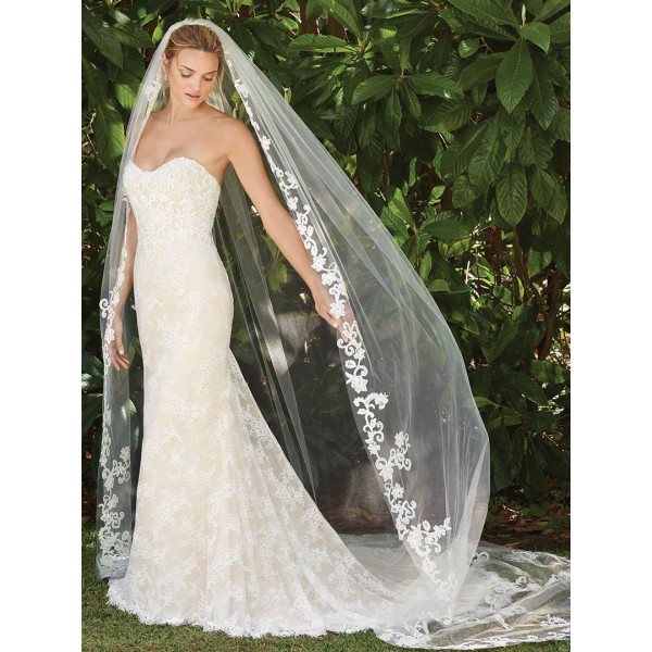 Casablanca Bridal Style 2281 Forsythia | Chantilly Lace Wedding Dress