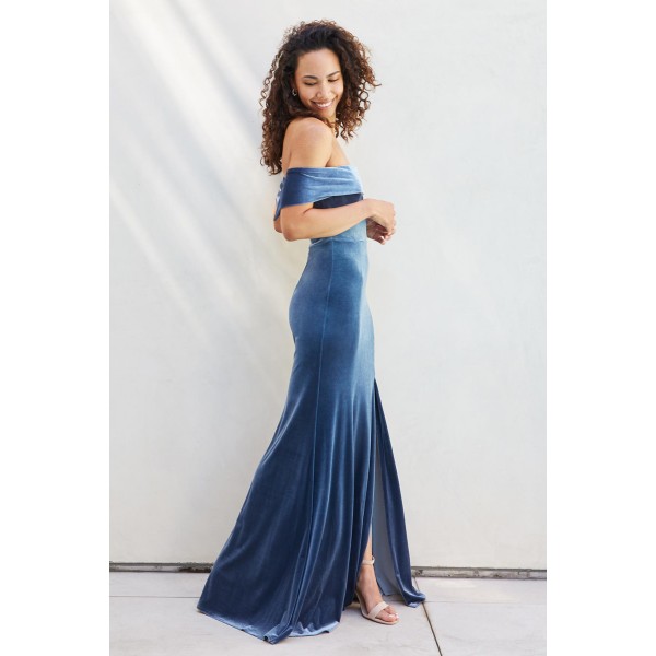 Watters Bridesmaids Evelyn Style 8300 | Stretch Velvet