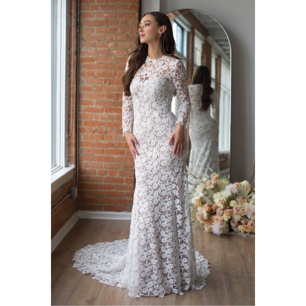 Wtoo Bridal Maxillie | Long Sleeve Bridal Gown