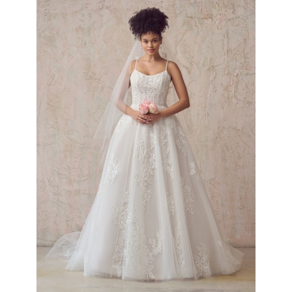 Maggie Sottero | Victoriana 22MS946 | Princess Lace A-line Wedding Dress