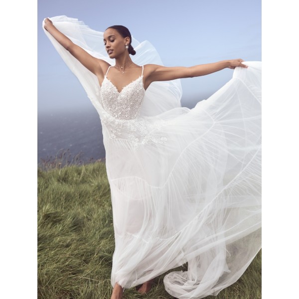 Rebecca Ingram Bridal | Harriet | 23RC072 | Beaded Modest Wedding Dress