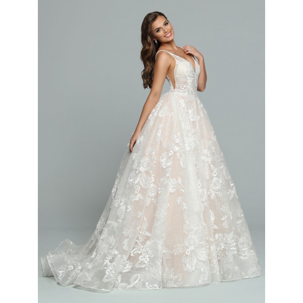 Davinci Bridal Style 50663 | Embroidered Tulle Wedding Dress