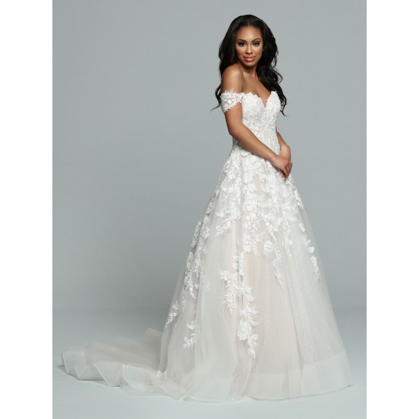 Davinci Bridal Style 50668 | Lace & Tulle A-line Wedding Dress