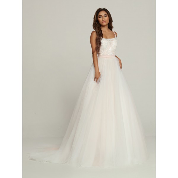 Davinci Bridal Style 50687 | Tulle A-Line Ball Gown Wedding Dress