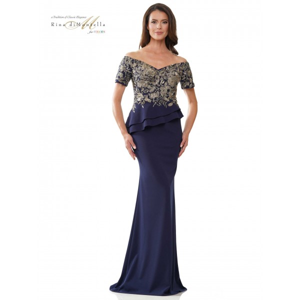 Rina di Montella Style RD2918 | Fit & Flare | Mother of the Bride Gown
