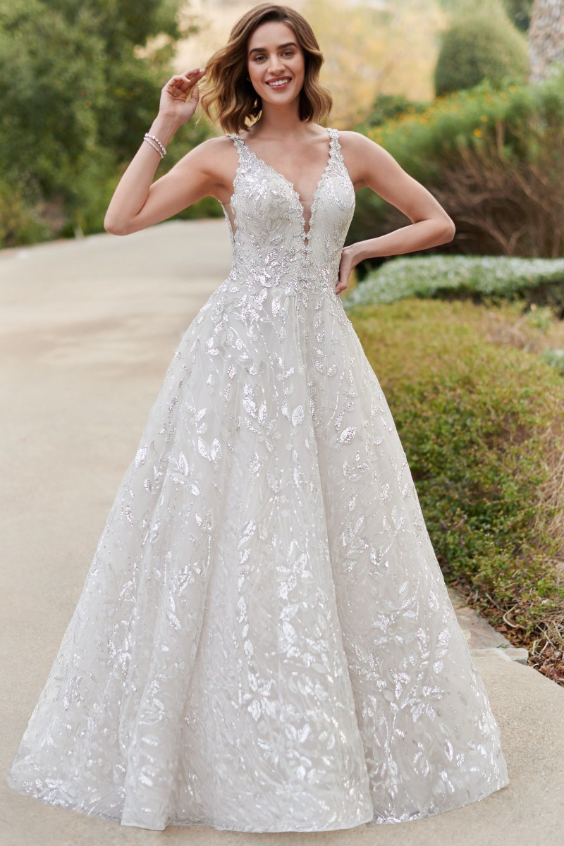 Kenneth Winston Bridal Style 1909 | Allover Embroidered Sequined