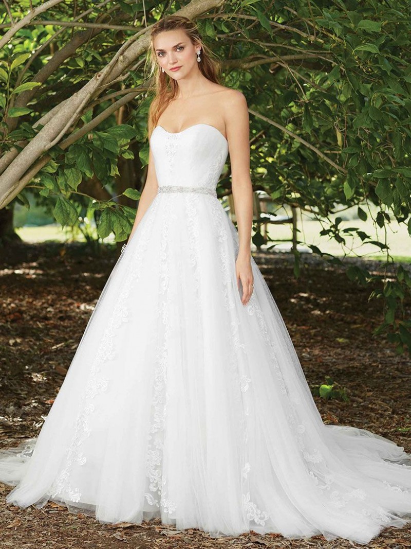Casablanca Bridal Style 2271 Mayflower | Strapless Wedding Gown